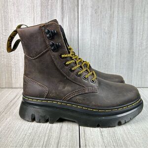 NEW Dr. Martens Docs Tarik Rustic Brown Leather Utility Combat Boot Women Size 8